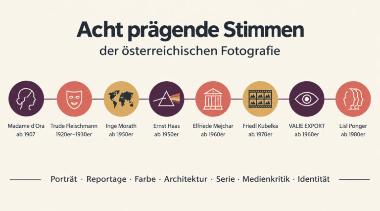 Grafik zum Thema bekannte, österreichische FotografInnen